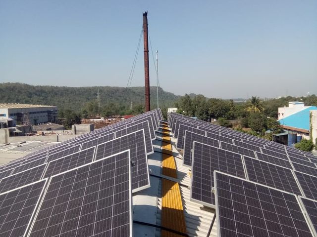 Rooftop Solar Installation by Prayosha Solar at Umbergaon, Gujarat