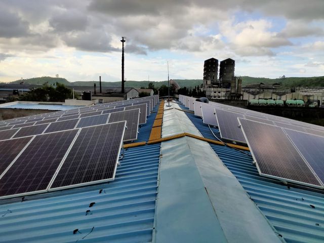 Rooftop Solar Installation by Prayosha Solar at Naroli, Silvassa